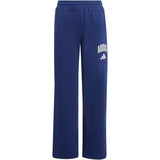 adidas Unisex Kids Seasonals Collegiate Typography Pant, Dark Blue/Off White, 13-14 Years