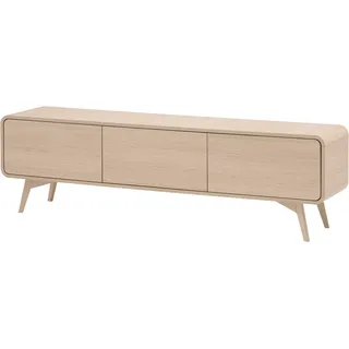 Lowboard HOME AFFAIRE "Torsby, moderner TV-Schrank, Kommode in Eiche Natur, TV-Unterschrank", eiche natur, B:180cm H:53cm T:39cm, FSC-zertifizierter Holzwerkstoff, Sideboards, Lowboard, abgerundete Ecken, ausreichend Stauraum, vielseitig einsetzbar