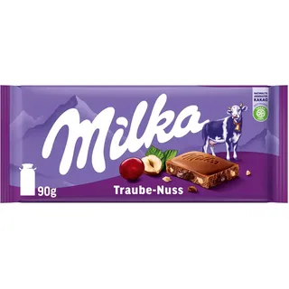 MILKA Trauben und Haselnüsse Schokoladentafel 90 g