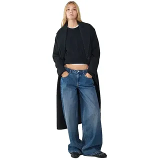 Balmohk Oversize Mantel - Black / Black - M
