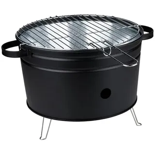 Alpina Tisch-Holzkohlegrill schwarz