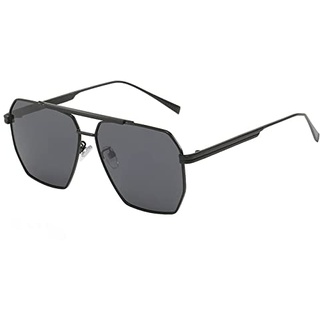 Cyxus Sonnenbrille Herren Damen Klassisch Polarisiert Sonnenbrille Outdoor UV 400 für Fahren Angeln Reisen (1060 Schwarz)