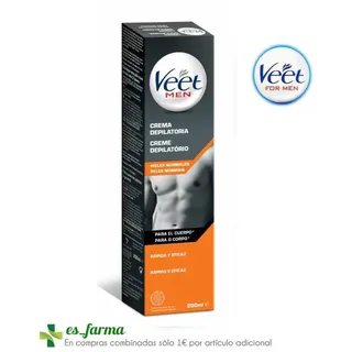 VEET For Men Enthaarungscreme Mann Körper Beine Brust Haare Removal Cream
