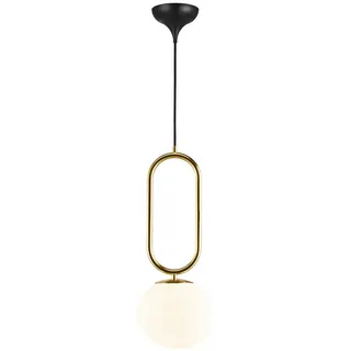 Nordlux Shapes 1-flg. 27 cm rund Messing - Gold
