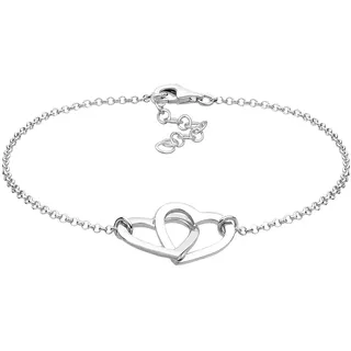 Elli Armband Damen Verbunden Herz Symbol Liebe Klassisch in 925 Sterling Silber