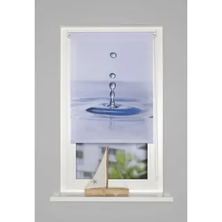 HOME WOHNIDEEN Raffrollo FARO 80 x 150 cm blau