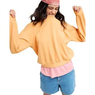 Roxy Surfing By Moonlight Sweatshirt Orange L