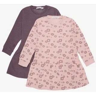 Minymo Sweat Dress LS (2-pack) misty rose (524) 86