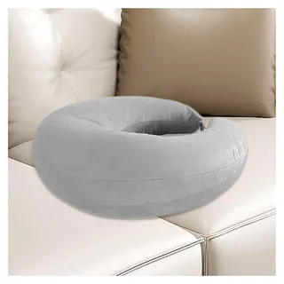 U-förmiges Stützkissen - 60x80 cm Plüsch Ergonomisches Rundkissen, Weiches Ruhekissen, Zubehör für Bettbankstuhl | Multifunktionale Heimdekoration für Erwachsene und Kinder