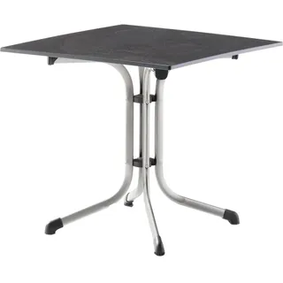 Sieger Klapptisch 80 x 80 x 73 cm Silber