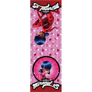 Comogiochi- Papier-Tischdecke 120 x 180 cm Miraculous - Lady Bug, Mehrfarbig, 5CG82054