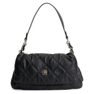 Tommy Hilfiger TH Feminine Shoulder Bag Schultertasche Kunstleder Black