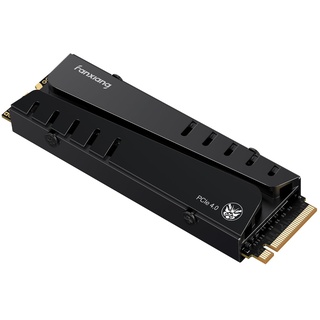 M2 SSD 1TB Nvme M.2 2280 Interne SSD Festplatte PCIe 4.0 DRAM mit Kühlkörper, 7400MB/s Lesen, 5400MB/s Schreiben, für Gaming, Programme, Videoschnitt (S770)