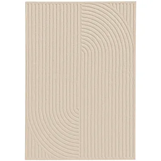 benuta Teppich Leo - Creme Kunststoff, Rechteckig, 300x400 cm pflegeleicht, Teppiche Böden, Teppiche