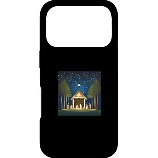 Hülle für iPhone 17 Pro Schönes T-Shirt mit Heiliger Krippe Jesus in Einer Krippe