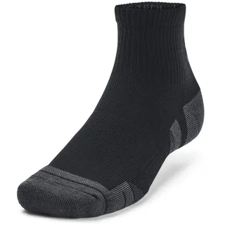 Under Armour Performance Tech Tennissocken 3er Pack Schwarz/Grau 47-50