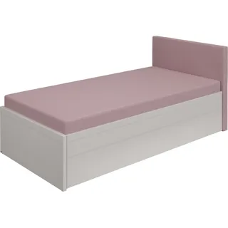 PAIDI Jugendbett »FLYNN in verschiedenen Ausführungen, Ausziehbett mit 2 Liegeflächen« Gästebett, Metallgestell inkl. Lattenroste, 2-in-1 Funktionsbett, rosa