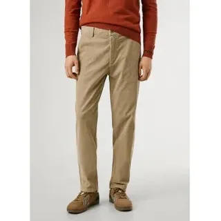Pepe Jeans für Herren. PM2100003 Cordhose Regular Chino Hose beige (32), Lässig, Synthetisch