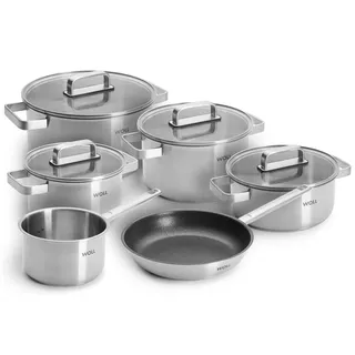 WOLL Steel Topf-Set 10-tlg. Ø 20–24 cm
