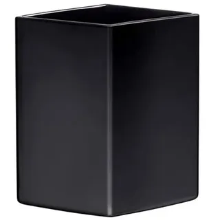 Iittala 1051703 Ruutu Vase, Keramik, Schwarz, 225mm