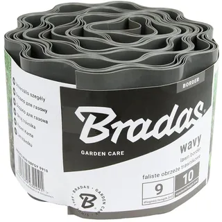 Bradas Rasenkante Beeteinfassung 9m/10cm grau BRADAS OBFGY 0910