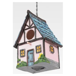 Vogelhaus aus Kunstharz Klein zum Aufhängen Wetterfestes Gartenvogelhaus mit Nistplatz