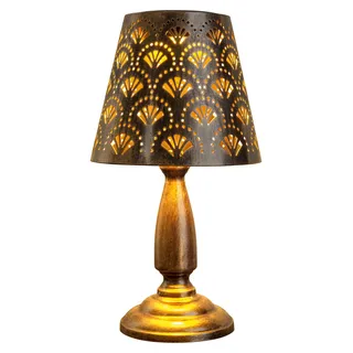 Tischleuchte Outdoor Solar Solarleuchte Außen LED Tischlampe Kabellos 5291901 - Gold
