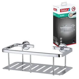 Tesa Duschablage Aluxx tiefer Boden Aluminium Verchromt