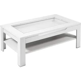 byLIVING Ralph Weiß Glas 110 x 43 x 67 cm