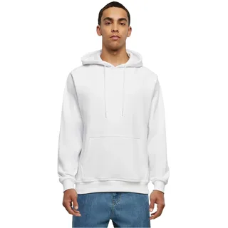 Urban Classics Herren Blank Hoody – Locker Geschnittener Kapuzenpullover mit Kängurutasche und Verstellbarer Kapuze für Freizeit Alltag Sport und Streetwear,Weiß,XL