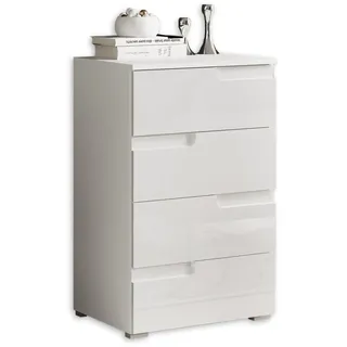 Die Möbelfundgrube Spice 50 x 80 x 40 cm hochglanz weiß