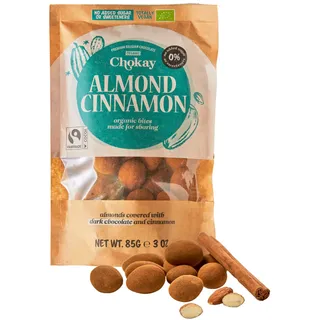 Chokay Almond Cinnamon Bite Zartbitterschokolade 85 g