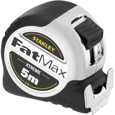 Bild von Stanley FatMax Xtreme Bandmass, Blade Armor Pro (5 m Länge, 32 mm Breite, automatischer Rücklauf, Gürtel-Clip) 0-33-887