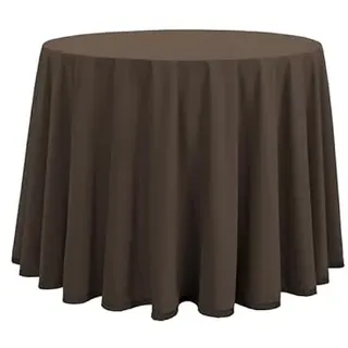 Martina Home Tischrock aus Samt, 60 cm, rund, Braun