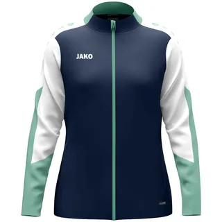 Jako Damen Polyesterjacke Dynamic, marine/weiß/minze, L