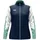 Damen Polyesterjacke marine/weiß/minze L