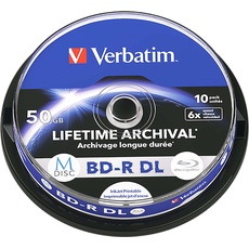 Bild M-Disc BD-R DL 50GB, 6x, 10er Spindel (43847)