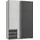 Schwebetürenschrank Emden 135 x 198 x 64 cm Weiß/Grau