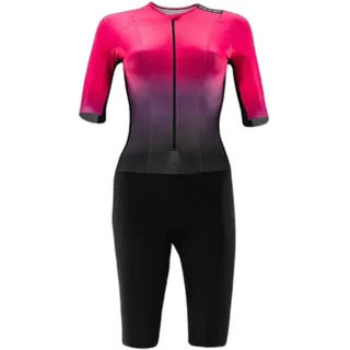 Huub Collective Kurzarm-trisuit - Black / Rose Fade - M