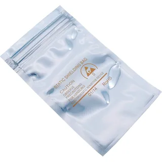 Quadrios Zip-Abschirmbeutel 10 St. 75 x 125mm