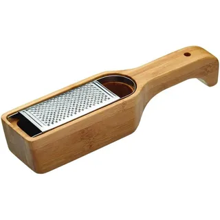 KitchenCraft Käsereibe mit Auffangbehälter 1-tlg. Braun