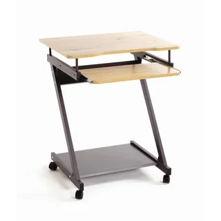 Haku-Möbel HAKU Computertisch mit Rollen Eiche, (22962)