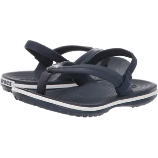Crocs Unisex Kinder Crocband Strap Flip K Flip, Navy, 22/23 EU
