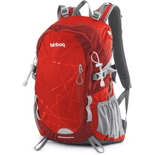 Hauptstadtkoffer- MULTIFUNKTIONALER BACKPACK, 20L, vielseitig einsetzbar mit Ergonomischen Schultergurten zum Wandern, Schule, Uni, Freizeit für Damen/Herren Magma Red