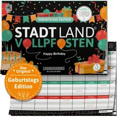 Bild Stadt Land Vollpfosten - Geburtstags Edition - Happy Birthday