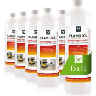 Höfer Chemie Bioethanol 96,6% Premium 1 l 15 St.