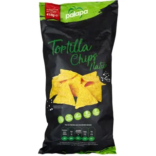 Palapa Tortilla Chips Natur mit Speisesalz Maistortillachips 450g