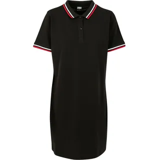 URBAN CLASSICS Polo Kleid Minikleid Schwarz M