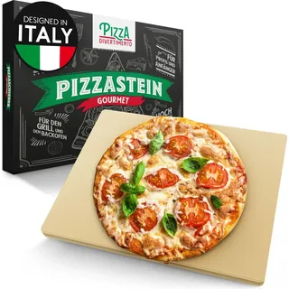 Pizza Divertimento Pizzastein Ø 38 cm Cordierit beige