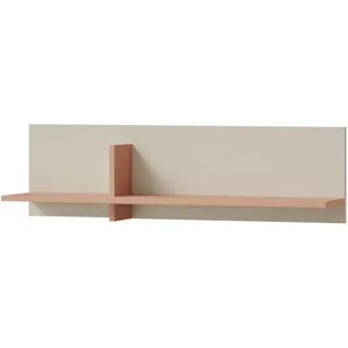 Mirjan24 Wandregal Lorin Lo16 , Kaschmir, Rosa , Holzwerkstoff , Rechteckig , 90x25x24 cm , Wohnzimmer, Regale, Wandboards